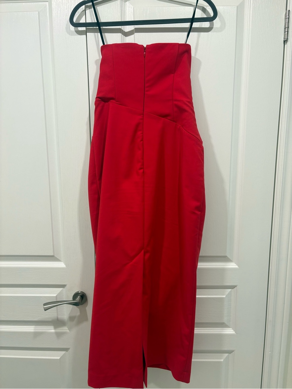Shona Joy Strapless Red Lani Corset Midi Dress - Still in Stores! - Picture 5 of 11